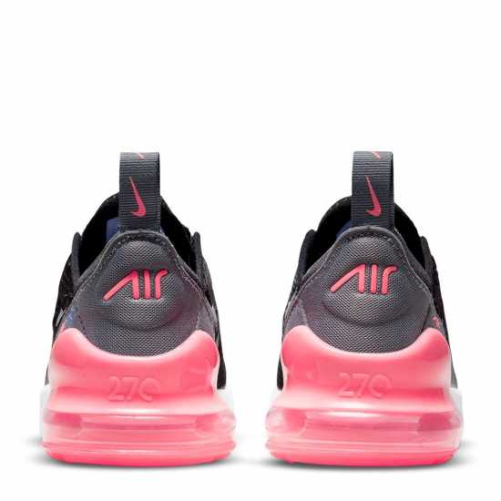 Nike Air Max 270 Little Kids' Shoe Черно/Розово Nike Air Max 270 Little Kids' Shoe Черно/Розово