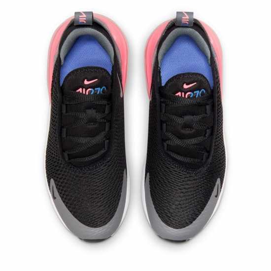Nike Air Max 270 Little Kids' Shoe Черно/Розово Nike Air Max 270 Little Kids' Shoe Черно/Розово