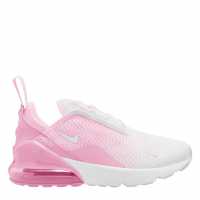 Nike Air Max 270 Little Kids' Shoe Pink Rise/White 