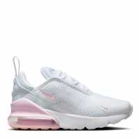 Nike Air Max 270 Little Kids' Shoe Бяло/Розово/Сиво 