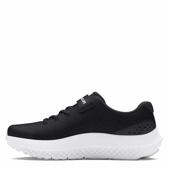 Under Armour Surge 4 Ac Running Shoes Unisex Childrens Черно/Бяло Under Armour Surge 4 Ac Running Shoes Unisex Childrens Черно/Бяло