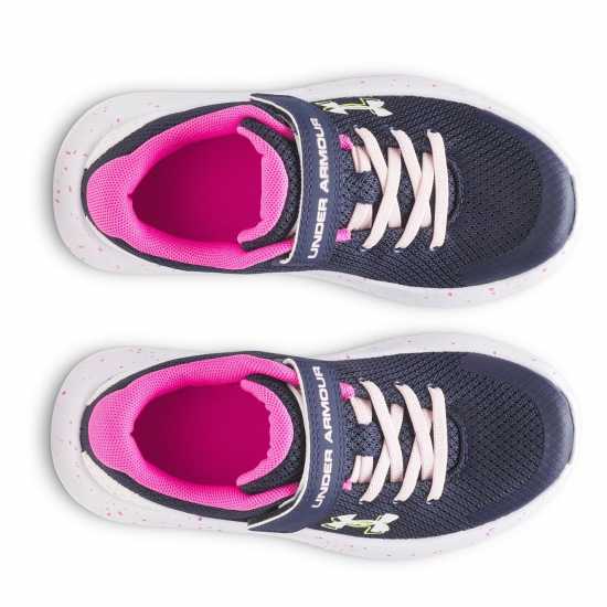Under Armour Surge 4 Ac Running Shoes Unisex Childrens Морско синьо/Розово Under Armour Surge 4 Ac Running Shoes Unisex Childrens Морско синьо/Розово