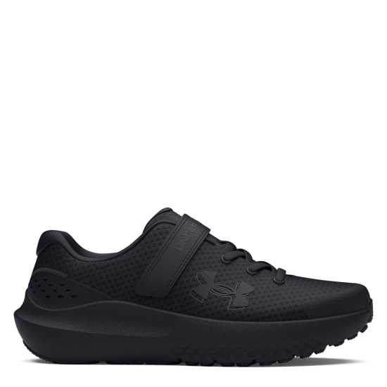 Under Armour Surge 4 Ac Running Shoes Unisex Childrens Черно/Черно 