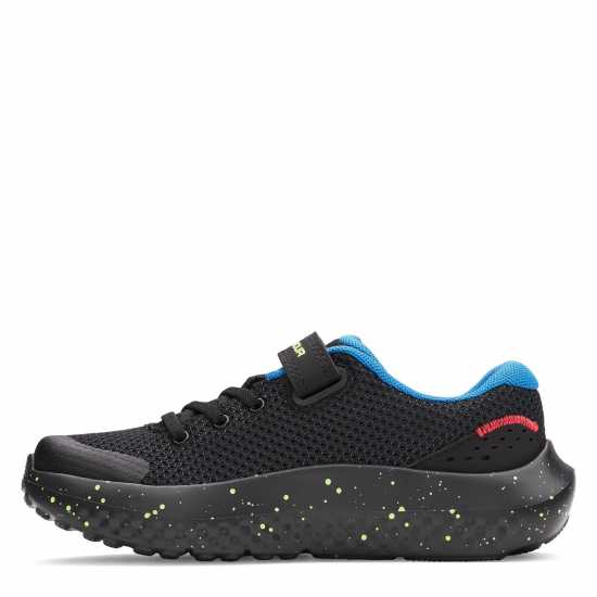 Under Armour Surge 4 Ac Running Shoes Unisex Childrens Черно/Жълто 