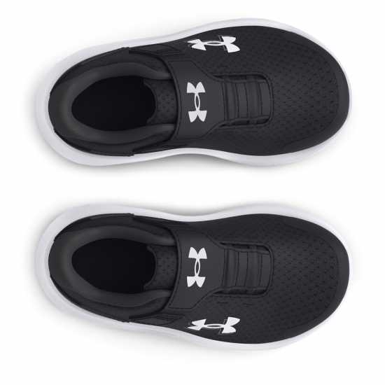Under Armour Surge 4 Ac Running Shoes Unisex Infants Черно/Бяло Under Armour Surge 4 Ac Running Shoes Unisex Infants Черно/Бяло