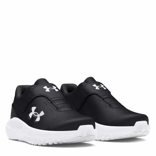 Under Armour Surge 4 Ac Running Shoes Unisex Infants Черно/Бяло Under Armour Surge 4 Ac Running Shoes Unisex Infants Черно/Бяло
