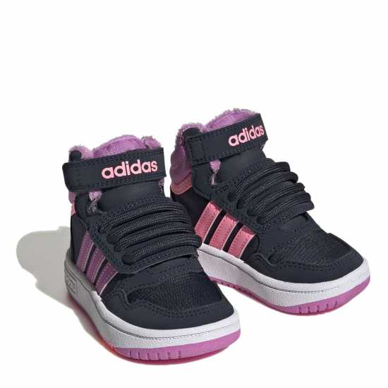 Adidas Hoops Mid Lifestyle Basketball Strap Shoes Childrens  Детски маратонки