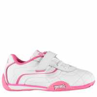 Lonsdale Детски Маратонки Camden Infants Trainers Бяло/Церизе