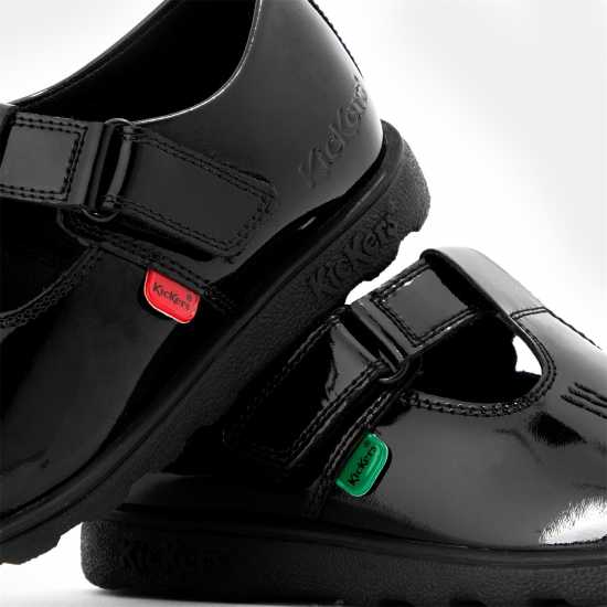 Kickers Kids' Fragma T-Bar Moc Toe Formal Shoes Kickers Kids' Fragma T-Bar Moc Toe Formal Shoes