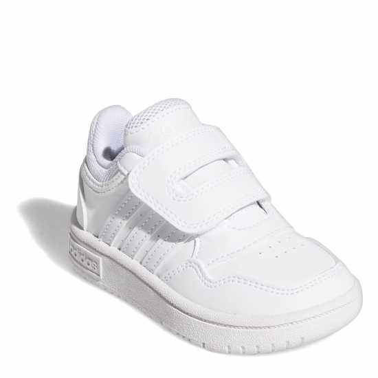 Adidas Hoops Court Infant Boys Trainers White/White Детски маратонки