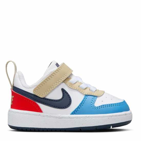 Nike Court Borough Low 2 Baby/toddler Shoe Бяло/Черно/Червено 