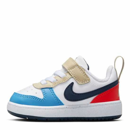 Nike Court Borough Low 2 Baby/toddler Shoe Бяло/Черно/Червено 