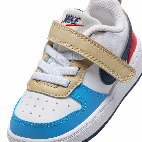 Nike Court Borough Low 2 Baby/toddler Shoe Бяло/Черно/Червено 