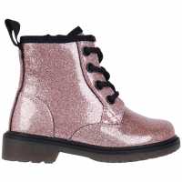 Miso Brandi Infant Girls Boots Pink Glitter 