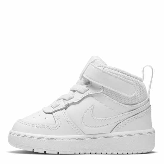 Nike Court Borough Mid 2 Baby/toddler Shoe Triple White Детски маратонки