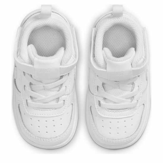 Nike Court Borough Mid 2 Baby/toddler Shoe Triple White Детски маратонки