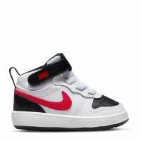 Nike Court Borough Mid 2 Baby/toddler Shoe White/Blk/Red Детски маратонки