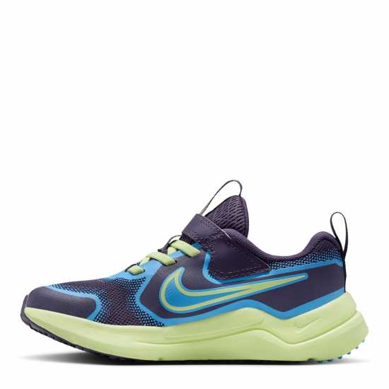 Nike Cosmic Runners Childrens Raisin/Lime 