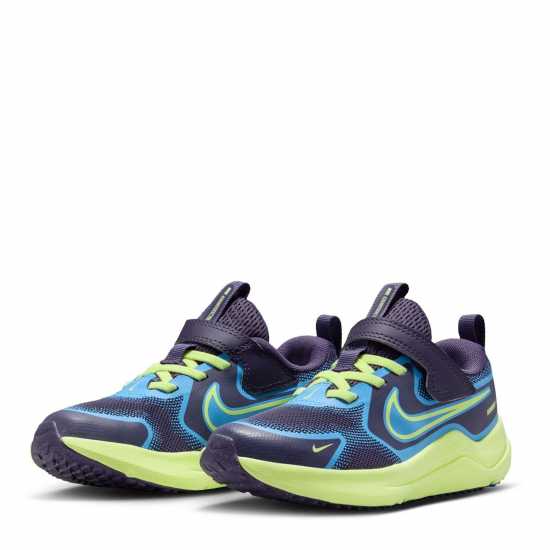 Nike Cosmic Runners Childrens Raisin/Lime 