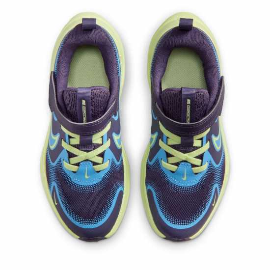 Nike Cosmic Runners Childrens Raisin/Lime 