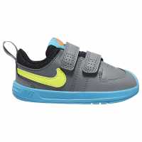 Nike Pico 5 Infant/toddler Shoe Grey/Lemon/Blue Детски маратонки