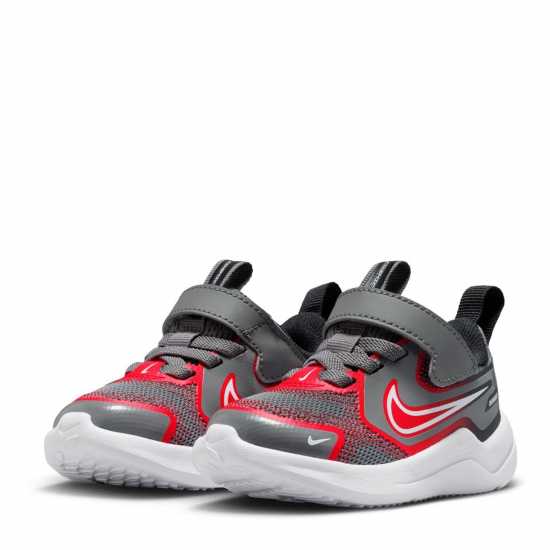 Nike Cosmic Runner Shoes Infants Grey/Red 