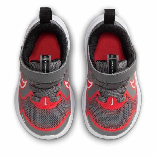 Nike Cosmic Runner Shoes Infants Grey/Red 