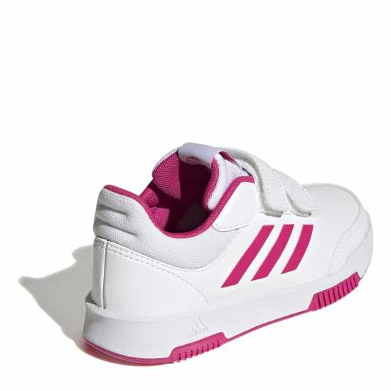 Adidas Tensaur Hook And Loop Shoes Girls White/ Pink Детски маратонки