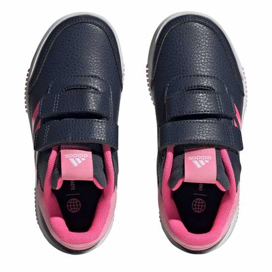 Adidas Tensaur Hook And Loop Shoes Girls Navy/Pink Детски маратонки