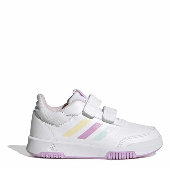 Adidas Маратонки За Момиче Tensaur 3 Child Girls Trainers White/Lilac - Детски маратонки