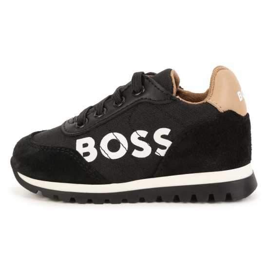 Hugo Boss Boss Boss Logo Trainers In34  Бебешки обувки и маратонки