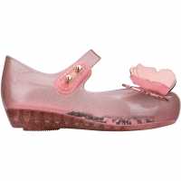 Mini Melissa Ultragirl Butterfly Pink Glitter Бебешки обувки и маратонки