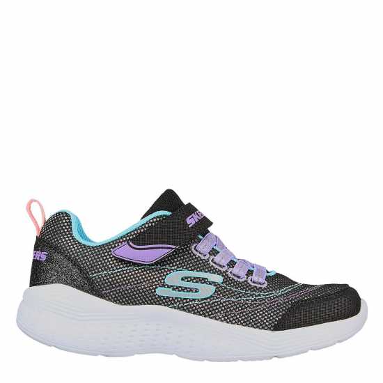 Skechers Embroidered Sparkle Mesh Sport Trainers Child Girls  - 
