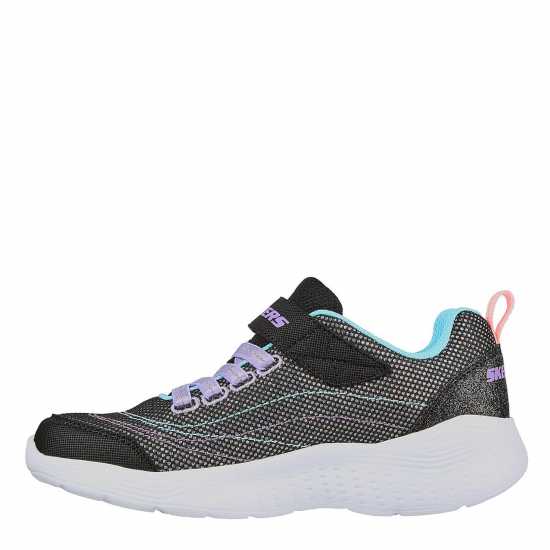 Skechers Embroidered Sparkle Mesh Sport Trainers Child Girls  - 