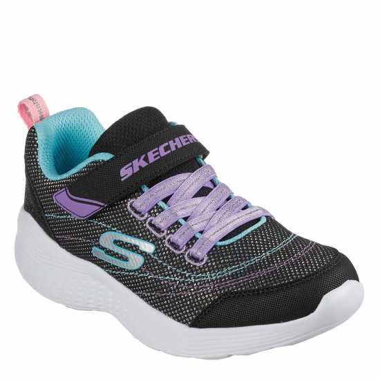 Skechers Embroidered Sparkle Mesh Sport Trainers Child Girls  