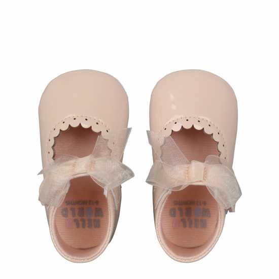 Bow Front Baby Shoes  