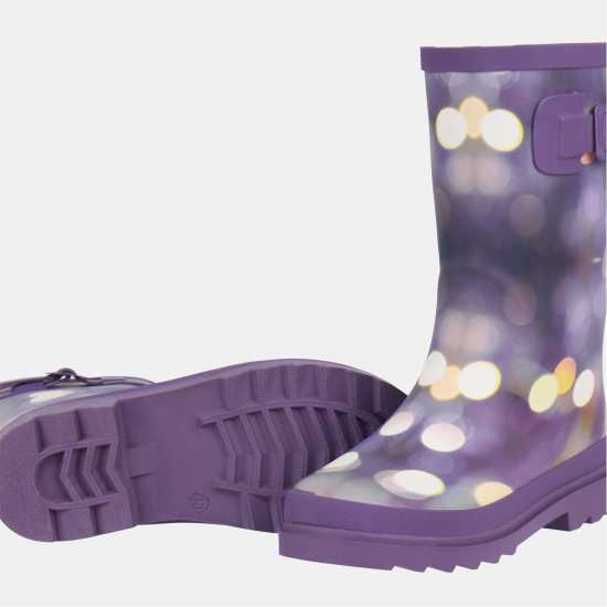 Gelert Marble Welly Ch63 Purple 
