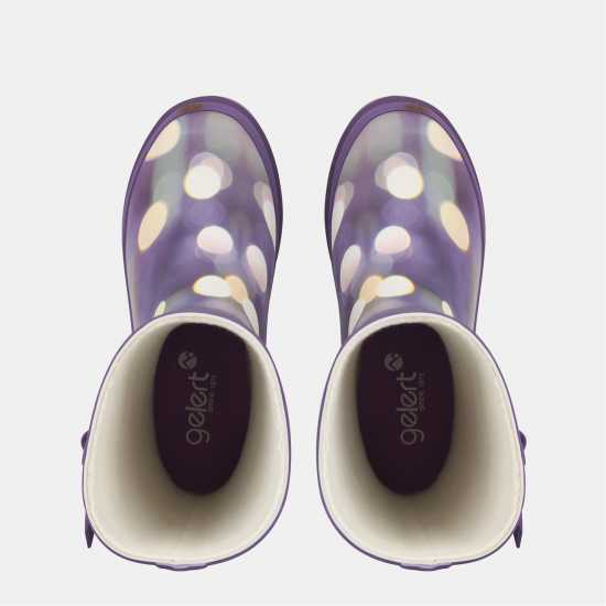 Gelert Marble Welly Ch63 Purple 