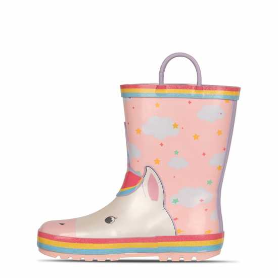 Gelert Детски Гумени Ботуши Unicorn Print Wellies Childrens Gelert Детски Гумени Ботуши Unicorn Print Wellies Childrens