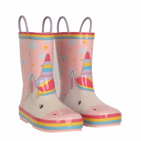 Gelert Детски Гумени Ботуши Unicorn Print Wellies Childrens Gelert Детски Гумени Ботуши Unicorn Print Wellies Childrens