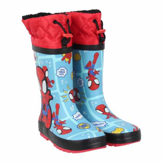 Character Cuff Welly Ch54 Spider-Man Детски гумени ботуши