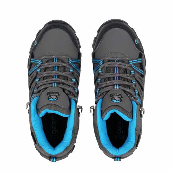 Gelert Туристически Обувки Horizon Waterproof Walking Boots Childrens Угъл/Син Gelert Туристически Обувки Horizon Waterproof Walking Boots Childrens Угъл/Син