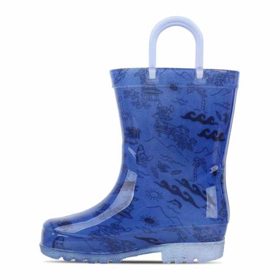 Character Light Up Wellingtons Infants Лило и Щич 