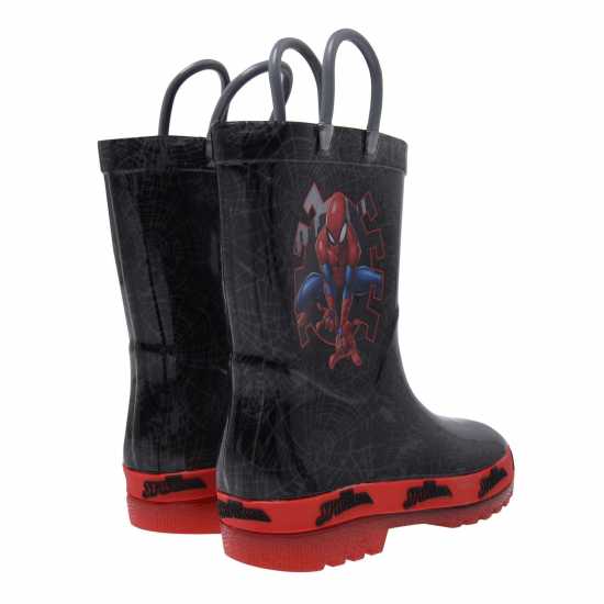 Детски ботуши Character Light Up Wellingtons Unisex Infants Spiderman Character Light Up Wellingtons Unisex Infants Spiderman Детски ботуши