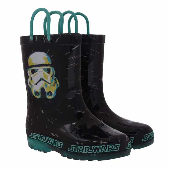 Character Light Up Wellingtons Unisex Infants Звездни войни Детски гумени ботуши