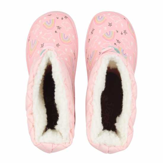 Gelert Cuff Welly Boot Kids Pink Детски гумени ботуши