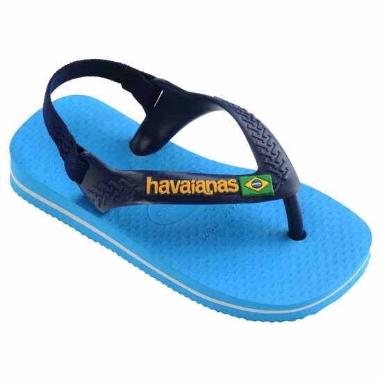 Havaianas Джапанки Hav. Baby Brasil Logo Ii Turquoise/ Flip Flops Unisex Kids Havaianas Джапанки Hav. Baby Brasil Logo Ii Turquoise/ Flip Flops Unisex Kids