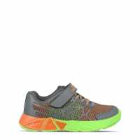 Slazenger Camo Go 2..0 Trainers Childrens Сиво/оранжево 