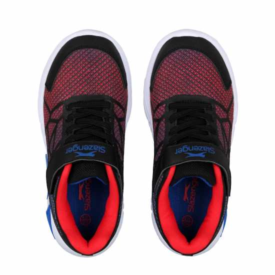 Slazenger Camo Go 2.0 Trainers Childrens Черно/Червено 
