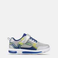 Slazenger Camo Go 2.0 Trainers Childrens Сребро/Синьо 
